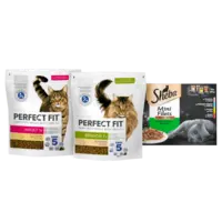 Alle Perfect Fit en Sheba maaltijdzakjes kattenvoeding
