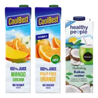 Alle CoolBest 100% en Healthy People 1 liter
