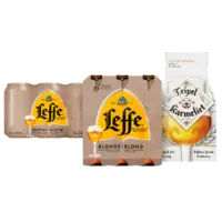 Alle Leffe of Tripel Karmeliet multipacks*