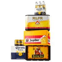 Alle Hertog Jan, Jupiler, Corona of Alfa multipacks of kratten*