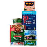 Een afbeelding van Alle John West, Fish Tales, Rio Mare en Princes