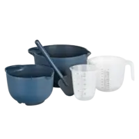 Mepal Chef It 2-delige maatbekerset transparant of 3-delige beslagkomset navy