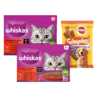 Alle Pedigree of Whiskas maaltijdzakjes