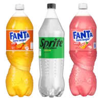 Alle Fanta en Sprite 1.5 literflessen