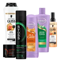 Alle Andrélon, Syoss en Gliss