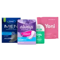 Alle A-merk incontinentie- en intieme verzorging