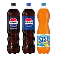 Alle Pepsi en Sisi 1.5 literflessen
