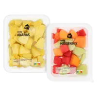 AH Verse ananas 250 gram en verse meloenmix 225 gram