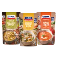 Alle Unox soep in zak