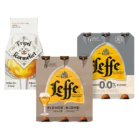 Alle Leffe of Tripel Karmeliet multipacks*