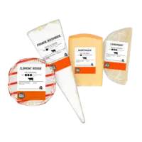 Alle AH Borrelkaasjes van de versafdeling met een Kies & Mix-sticker