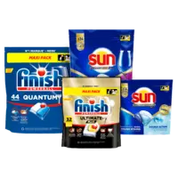 Alle Sun vaatwascapsules en Finish