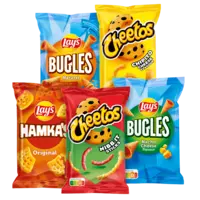 Alle Cheetos 100-125 gram, Lay's Hamka's en Bugles 125 gram