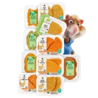 Alle AH Scharrelkipschnitzels, -kip cordon bleu en AH Terra plantaardige schnitzels 2 stuks