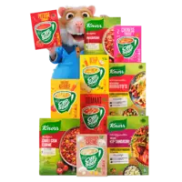 Alle Knorr Wereldgerechten, Cup-a-Soup, Good Snacks, mixen en pasta's