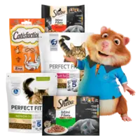 Alle Perfect Fit kat, Sheba maaltijdzakjes en Catisfactions