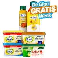 Alle Becel bak- en braadproducten en kuipen