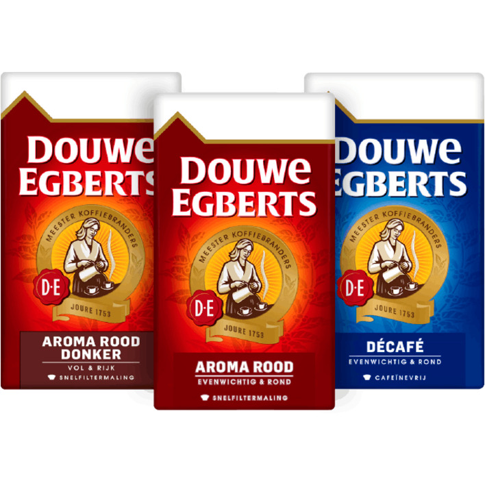 Alle Douwe Egberts snelfiltermaling 250 gram