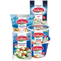 Galbani mini's, ricotta en burrata