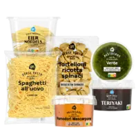 Alle AH Verse pasta's, noedels, pasta- en woksauzen