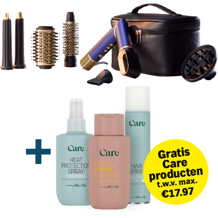 GRATIS toe te voegen bij Blue Home haarstylingproduct: 3 gratis Care producten