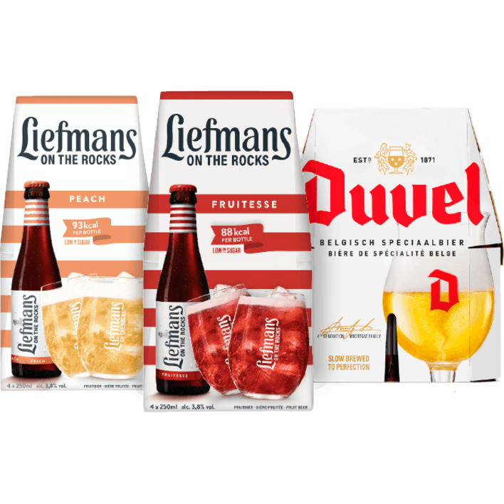 Alle Duvel of Liefmans multipacks*