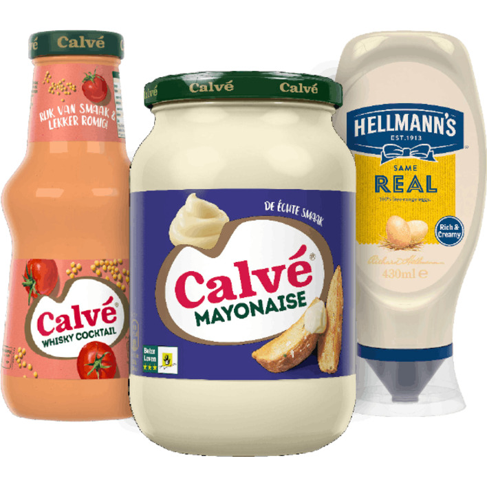Alle Calvé of Hellmann's sauzen
