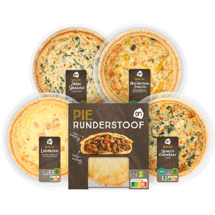 Alle AH Quiches en pies