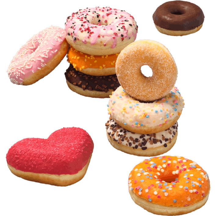 Alle AH Donuts van de bakkerij
