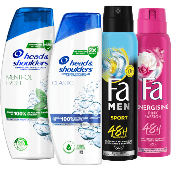 Alle Head & Shoulders en Fa