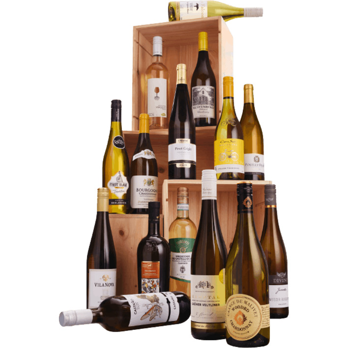 Alle witte wijnen 0.75 liter