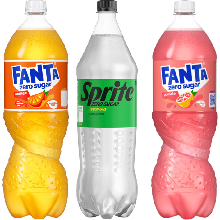 Alle Fanta en Sprite 1.5 literflessen