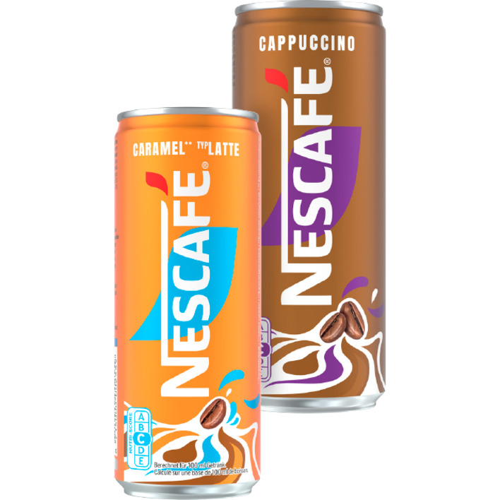 Alle Nescafé ijskoffie gekoeld