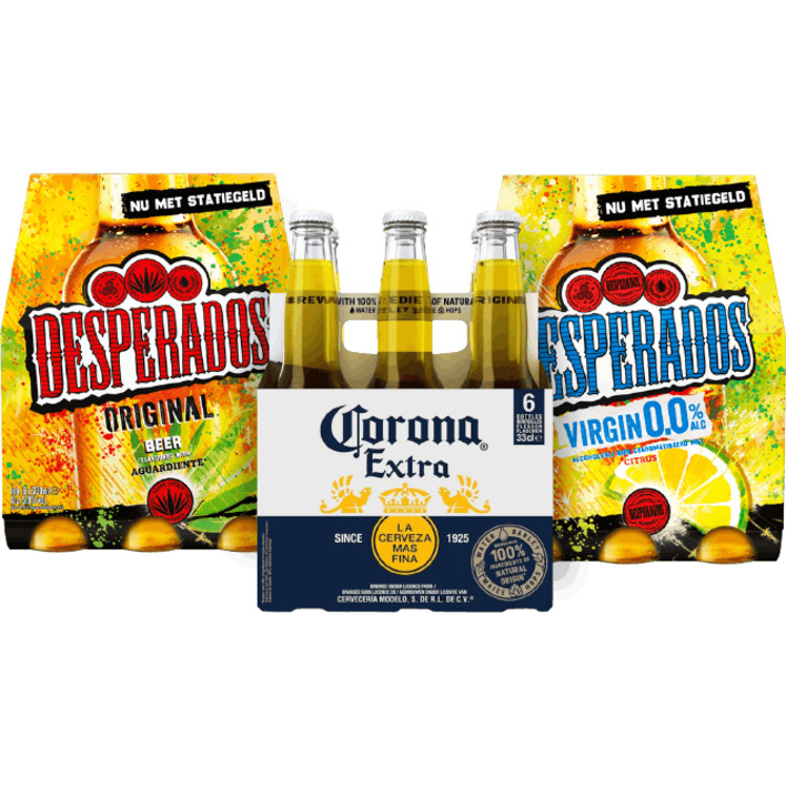 Alle Corona of Desperados multipacks*