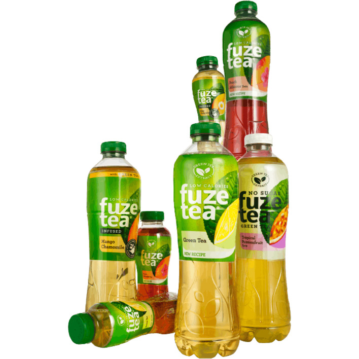 Alle Fuze Tea 400 ml en 1.25 literflessen*