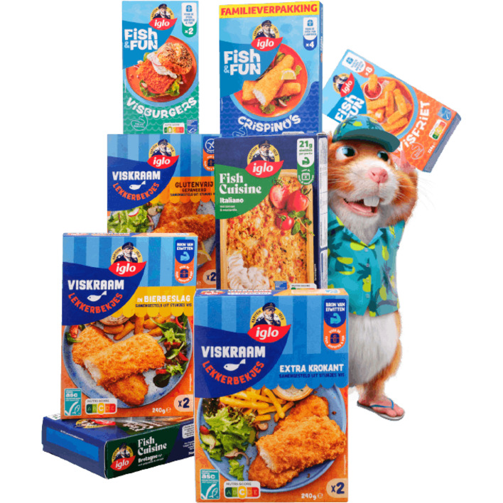 Alle Iglo Fish Cuisine, Viskraam en Fish & Fun