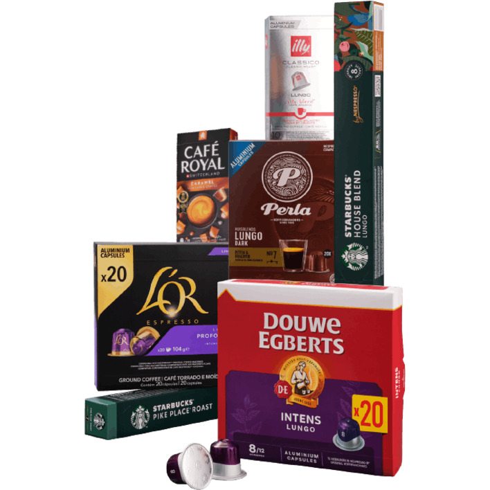 Alle capsules voor Nespresso 10-36 stuks