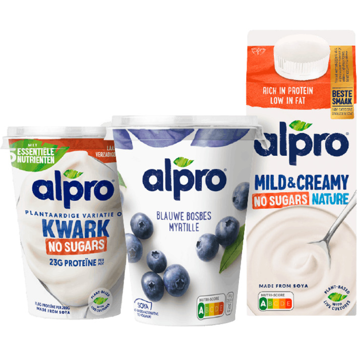 Alle Alpro gekoeld