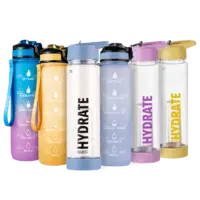 Bourgini Waterfles gradient blauw 1 liter