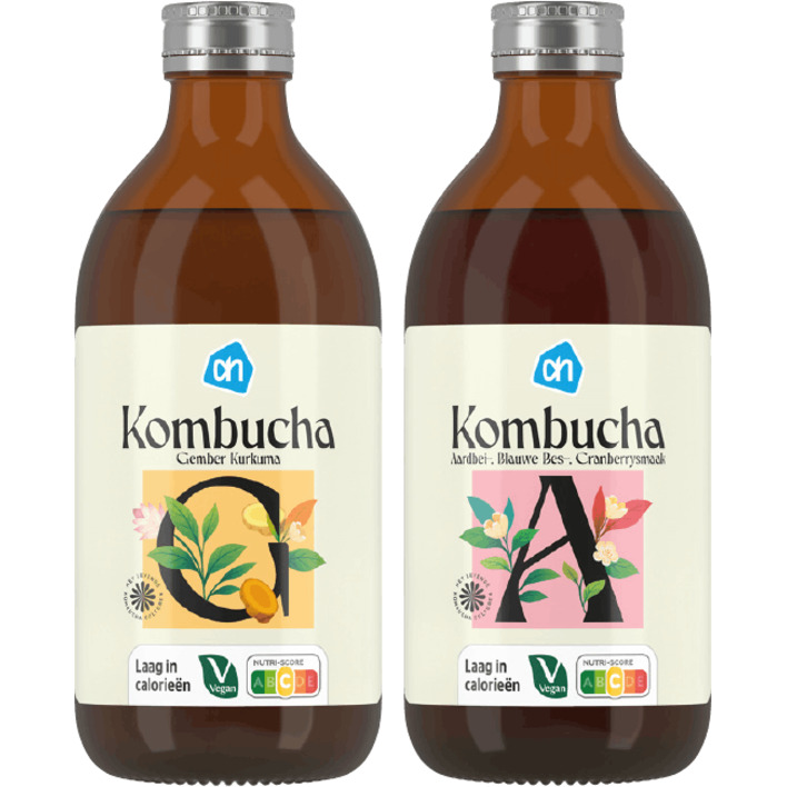 Alle AH Kombucha gekoeld