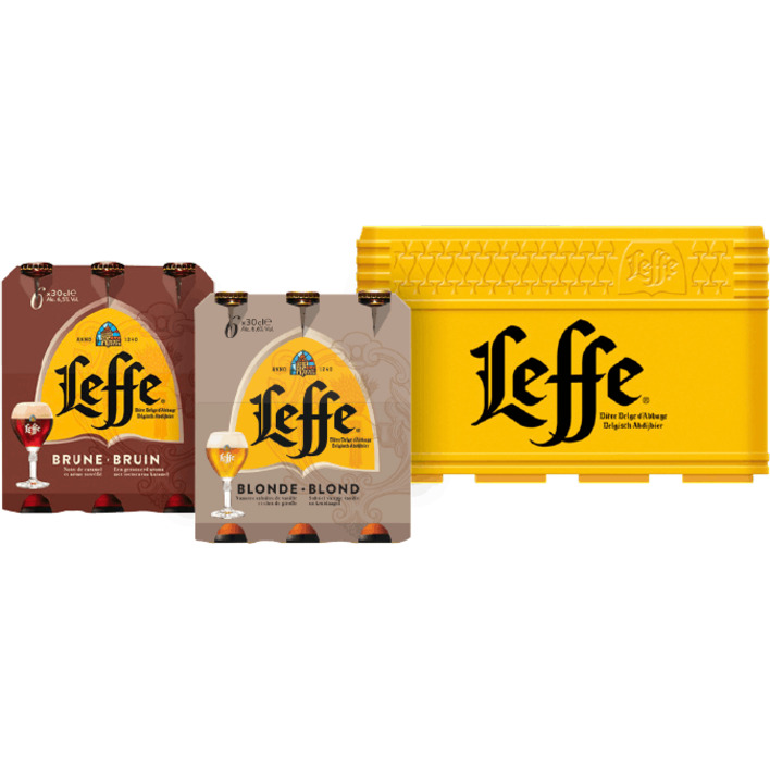 Alle Leffe of Tripel Karmeliet multipacks of kratten*