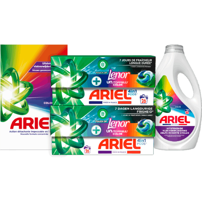 Alle Ariel t/m 30 wasbeurten