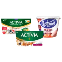 Optimel Drinkyoghurt vezels framboos bosbes