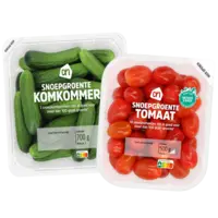 AH Snoepgroente tomaat 500 gram en komkommer 700 gram