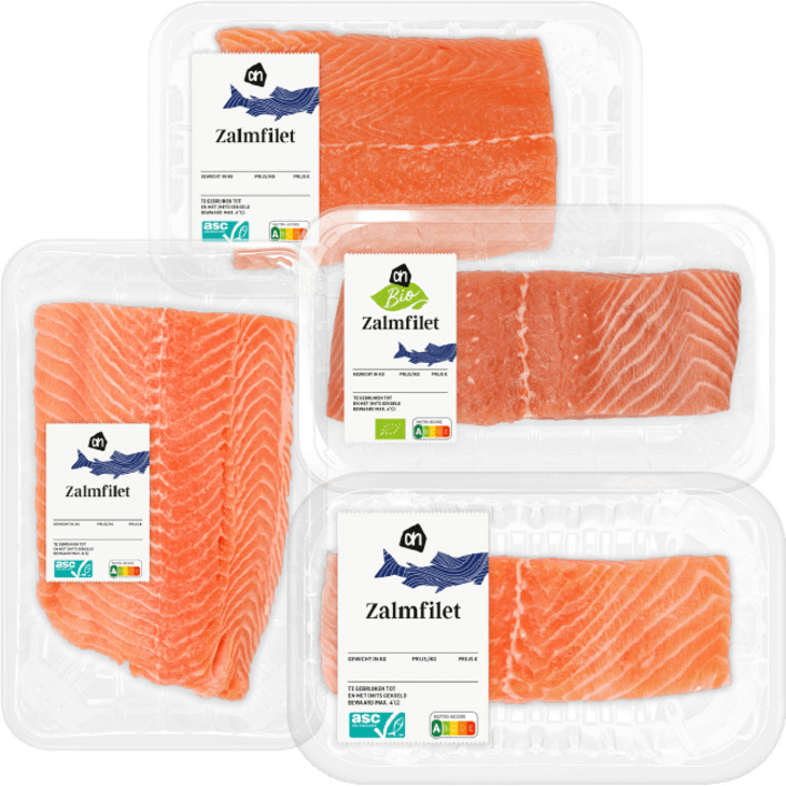 Alle AH Zalmfilet zonder huid van de versafdeling