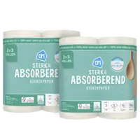 AH Keukenpapier sterk & absorberend 2=3 rollen