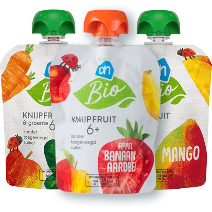 AH Biologisch knijpfruit