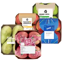 Appels en peren op schaal 4 stuks