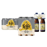 Alle 0.0 Leffe en Tripel Karmeliet*