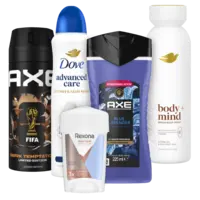 Alle Dove, Axe en Rexona